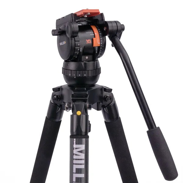 Miller 4057 System Versa CXV6 Tripod Solo-Q 75 2-STG (Carbon Fibre) with Bag