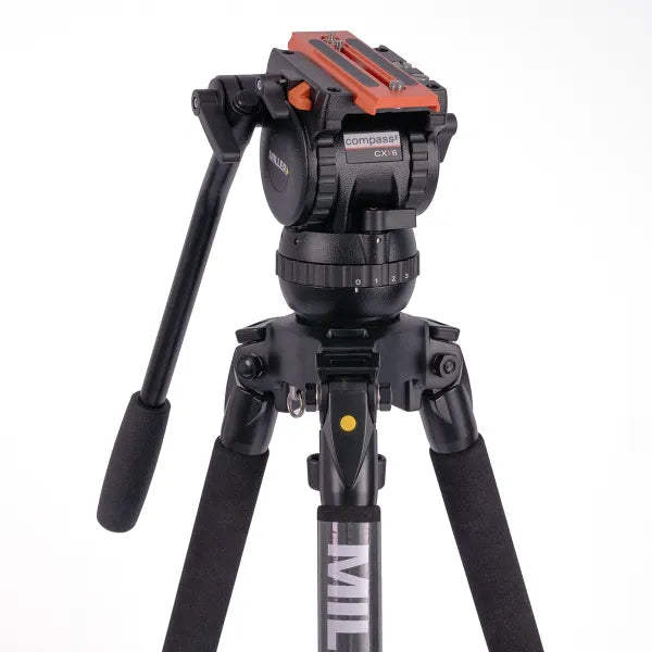 Miller 4057 System Versa CXV6 Tripod Solo-Q 75 2-STG (Carbon Fibre) with Bag