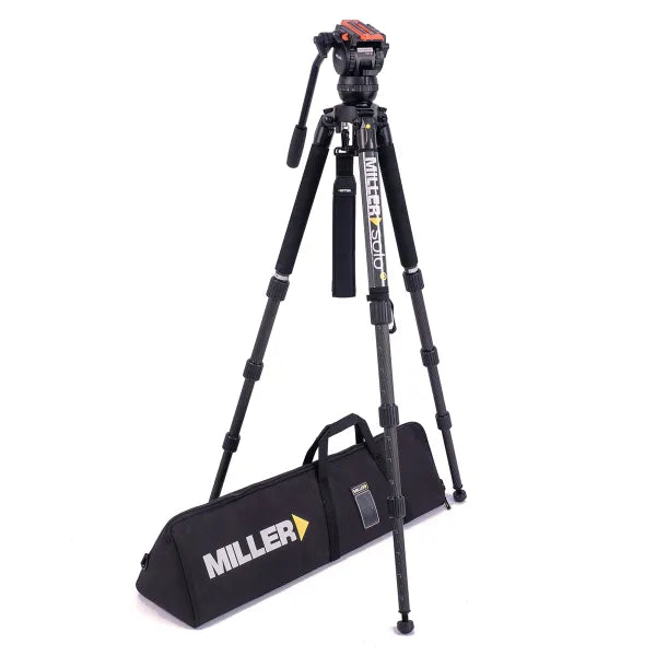 Miller 4060 System Versa CXV6 Tripod Solo-Q 75 3-STG (Carbon Fibre) with Bag