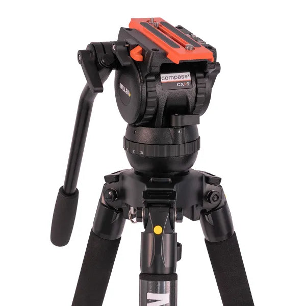 Miller 4060 System Versa CXV6 Tripod Solo-Q 75 3-STG (Carbon Fibre) with Bag