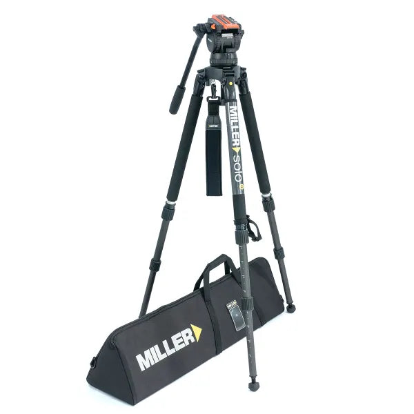 Miller 4117 System Versa 4117 CXV10 Tripod SOLO-Q 100 2-STG (CARBON FIBRE) With Bag