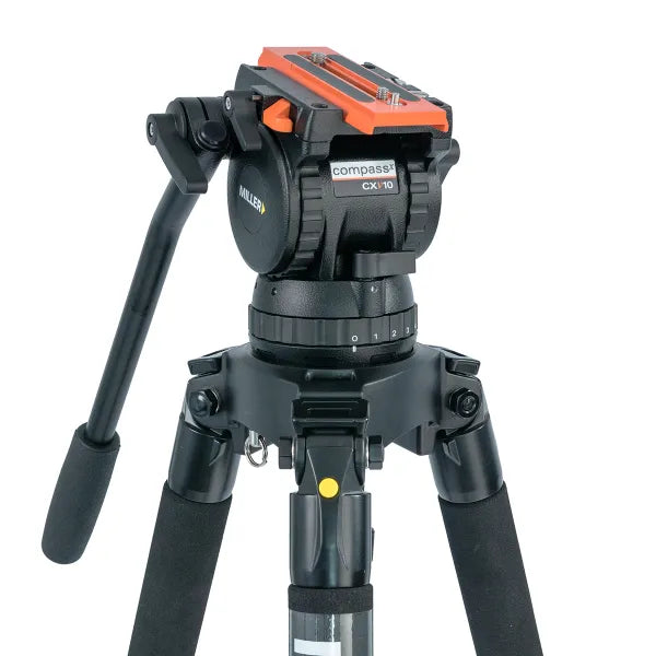 Miller 4120 System Versa 4120 CXV10 Tripod SOLO-Q 100 3-STG (CARBON FIBRE) With Bag