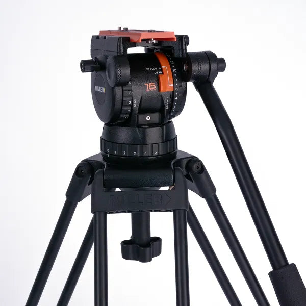 Miller 4140 System Versa 4140 CXV10 SII Tripod 2-STG (Carbon Fibre) with Mid-Level Spreader, Feet and Bag