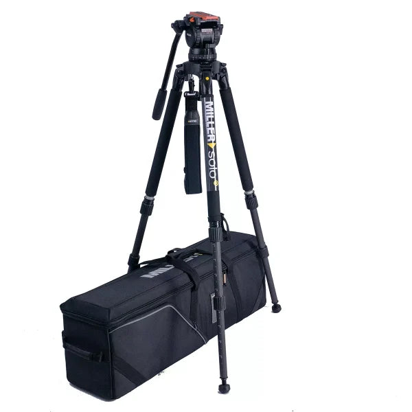 Miller 4147 System Versa 4147 CXV14 Tripod SOLO-Q 100 2-STG (Carbon Fibre) With Bag