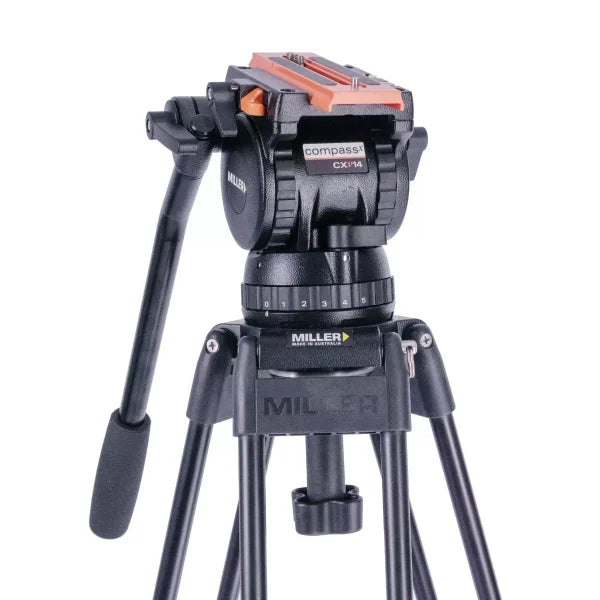 Miller 4150 System Versa 4150 CXV14 Tripod SOLO-Q 100 3-STG (CARBON FIBRE) With Bag