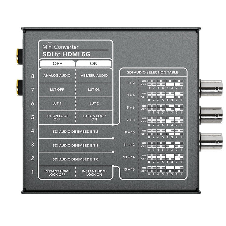 Blackmagic Design Mini Converter SDI to HDMI 6G - CONVMBSH4K6G