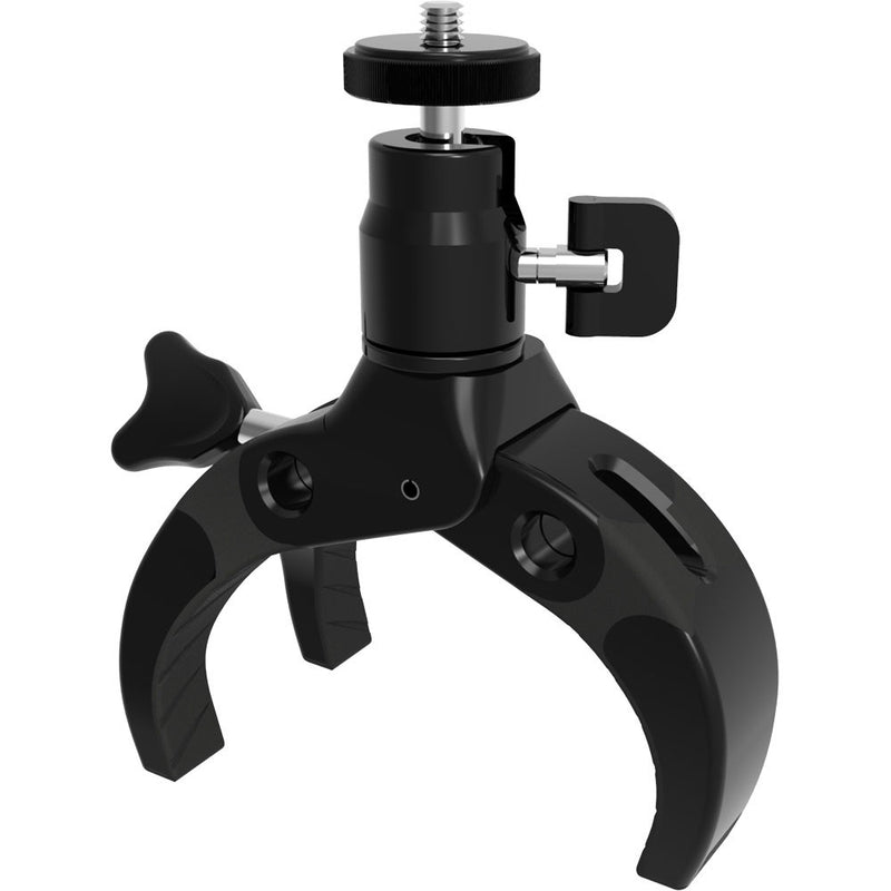 Marshall Electronics Pole Clamp Mount (Max. 3-inch Dia.) with 1/4-20-inch Ball Head - CVM-18