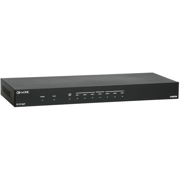 tvONE 1T-CT-647 HDBaseT Lite 7 HDbaseT Outputs / 1x HDMI Loop out