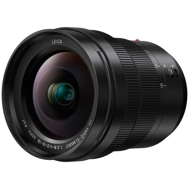 Panasonic H-E08018E LEICA DG Vario Elmarit Micro Four Thirds 8 - 18mm Wide Zoom Lens - PANHE08018E