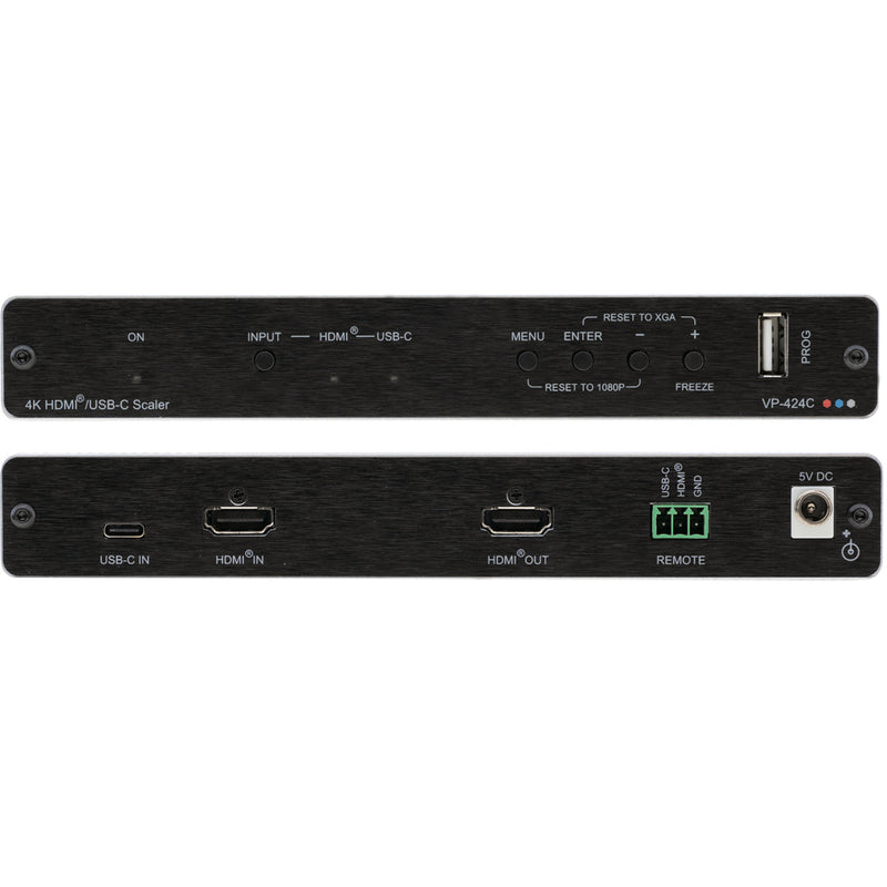 Kramer Electronics VP-424C 18G 4K HDMI ProScale Digital Scaler with HDMI and USB-C Inputs