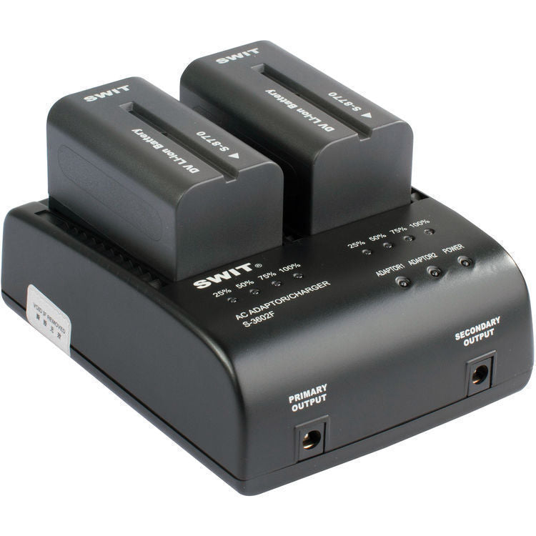 SWIT Sony NP-F Series Dual Charger - S-3602F