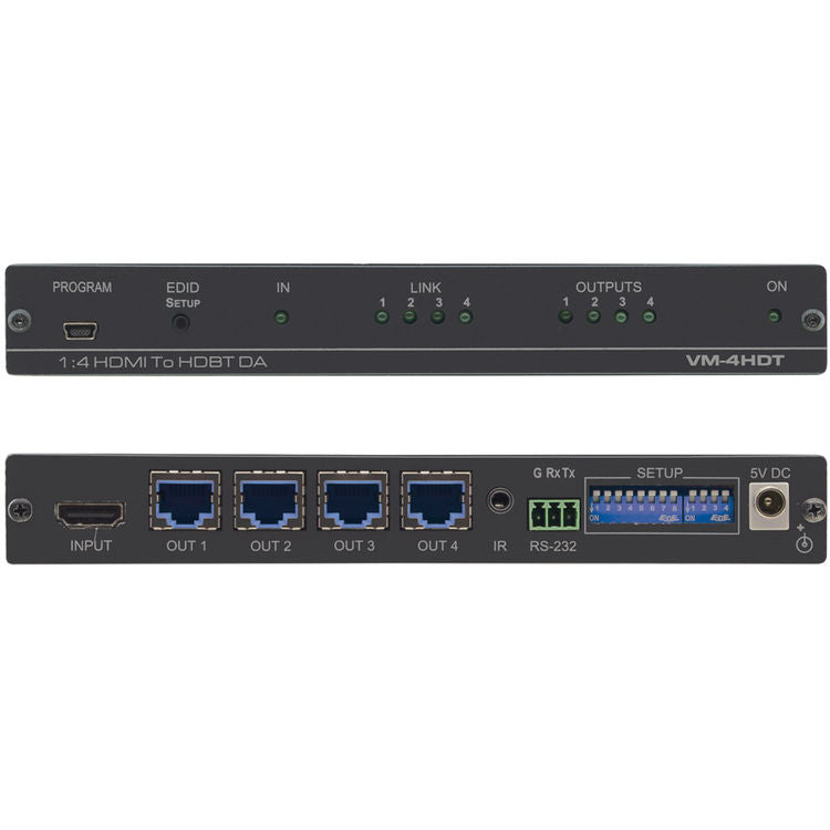 Kramer Electronics VM-4HDT 1:4 4K60 4:2:0 HDMI to Long−Reach HDBaseT DA