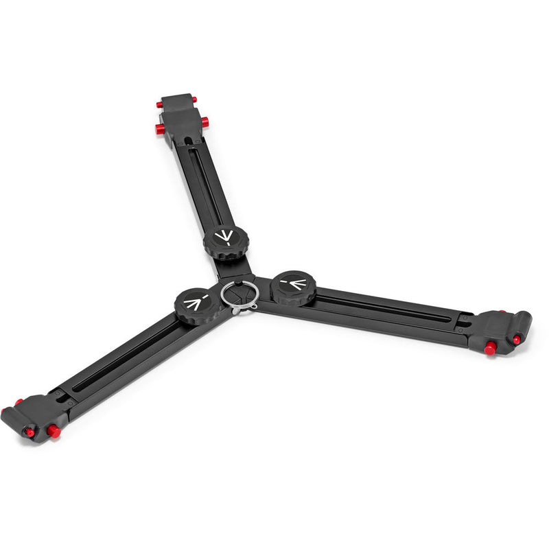 Manfrotto CF Twin Leg with Middle Spreader Video Tripod 100/75mm Bowl - MVTTWINGC