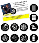 Dedolight Master Gobo Set "M" Size (10 x Gobos) - GM-GMAS10-M