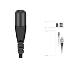 Sennheiser MKE 1-5 Miniature Lavalier Microphone Black - 502046