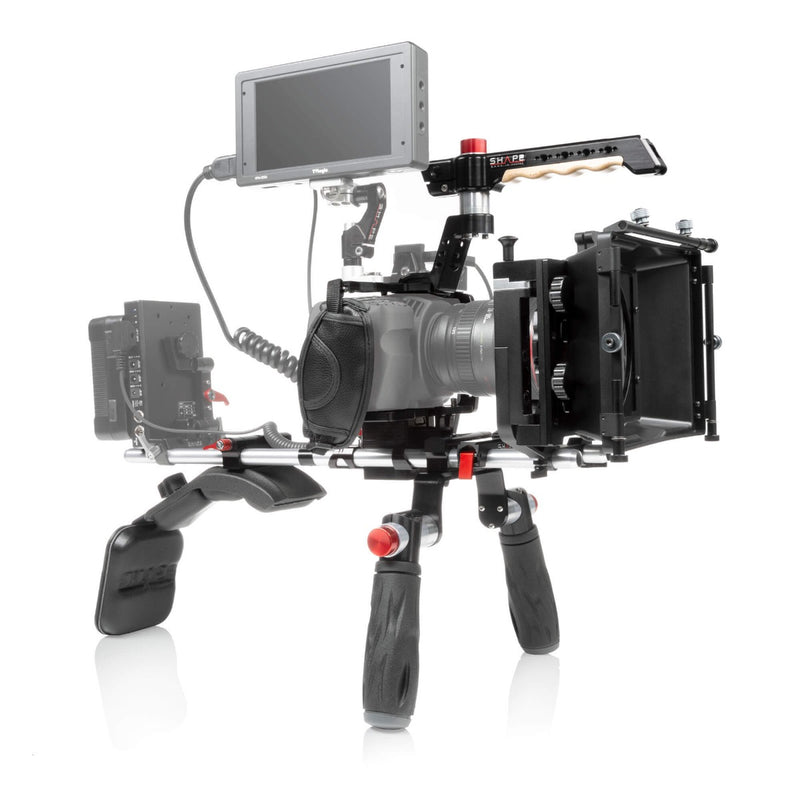 Shape BM4SMKIT Blackmagic Design Pocket Cinema Camera 4K, 6K Shoulder Mount Matte Box & Follow Focus - SH-BM4SMKIT