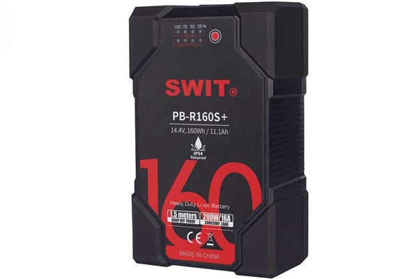 SWIT PB-R160S+ 160Wh Waterproof IP54 Robust Heavy-duty Battery V-Mount