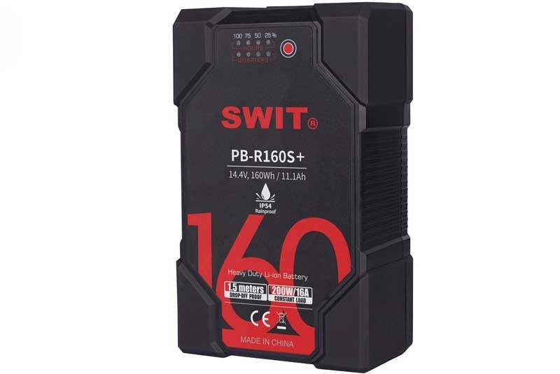 SWIT PB-R160S+ 160Wh Waterproof IP54 Robust Heavy-duty Battery V-Mount
