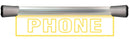 Sonifex LD-40F1PHN LED Single Flush Mounting 40cm Phone Sign