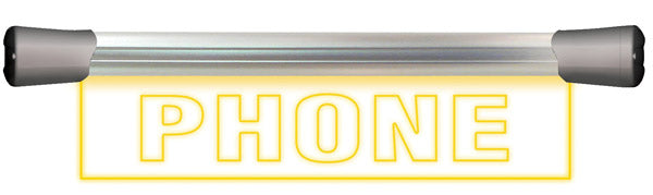 Sonifex LED Single Flush Mounting 40cm Phone Sign - LD-40F1PHN