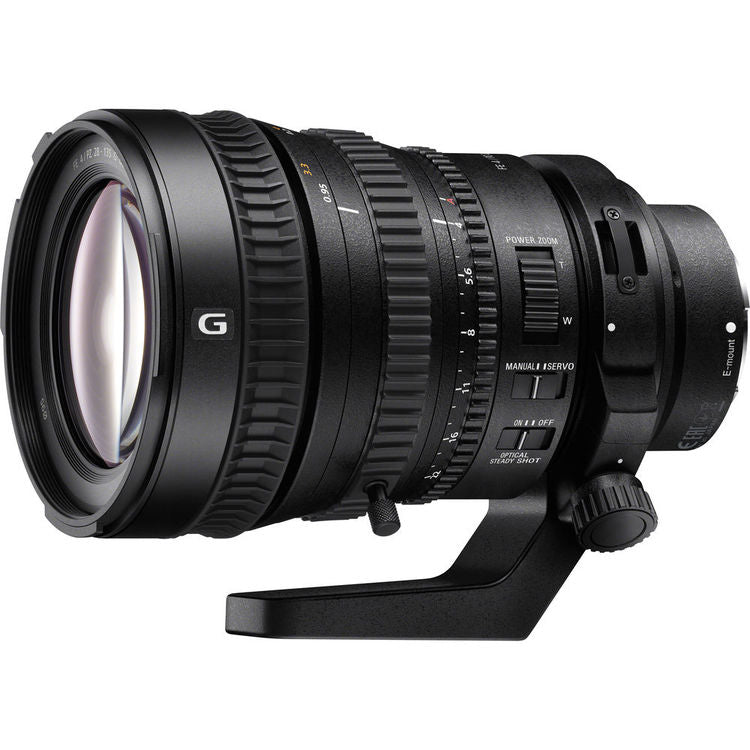 Sony FE PZ 28-135mm F4 G OSS 35mm Full Frame Powered E-Mount 4K Zoom Lens for A7S and PXW-FS7- SELP28135G.SYX
