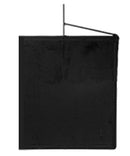 Black Flag on Metal Frame - Various Sizes Available