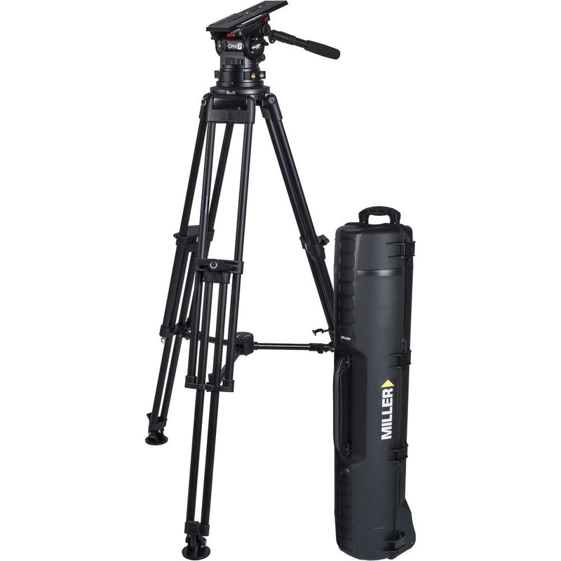 Miller 3888 CiNX 7 HDC MB 1 Stage Alloy Tripod System - MIL-3888