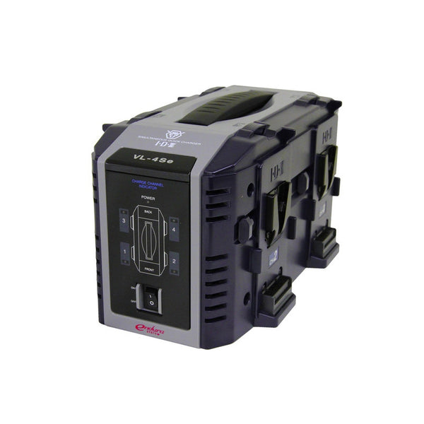 IDX VL-4Se 4-Channel ENDURA Fully Simultaneous Lithium-ion V-Mount Battery Charger