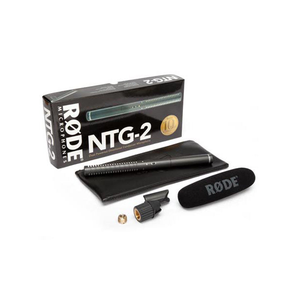 RODE NTG2 Broadcast 48v Condenser Shotgun Microphone - NTG2 3D Broadcast