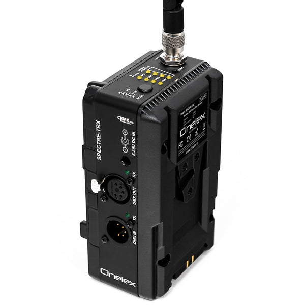 Cinelex TRX-V All-In-One Wireless DMX Transmitter & Receiver - V-Mount
