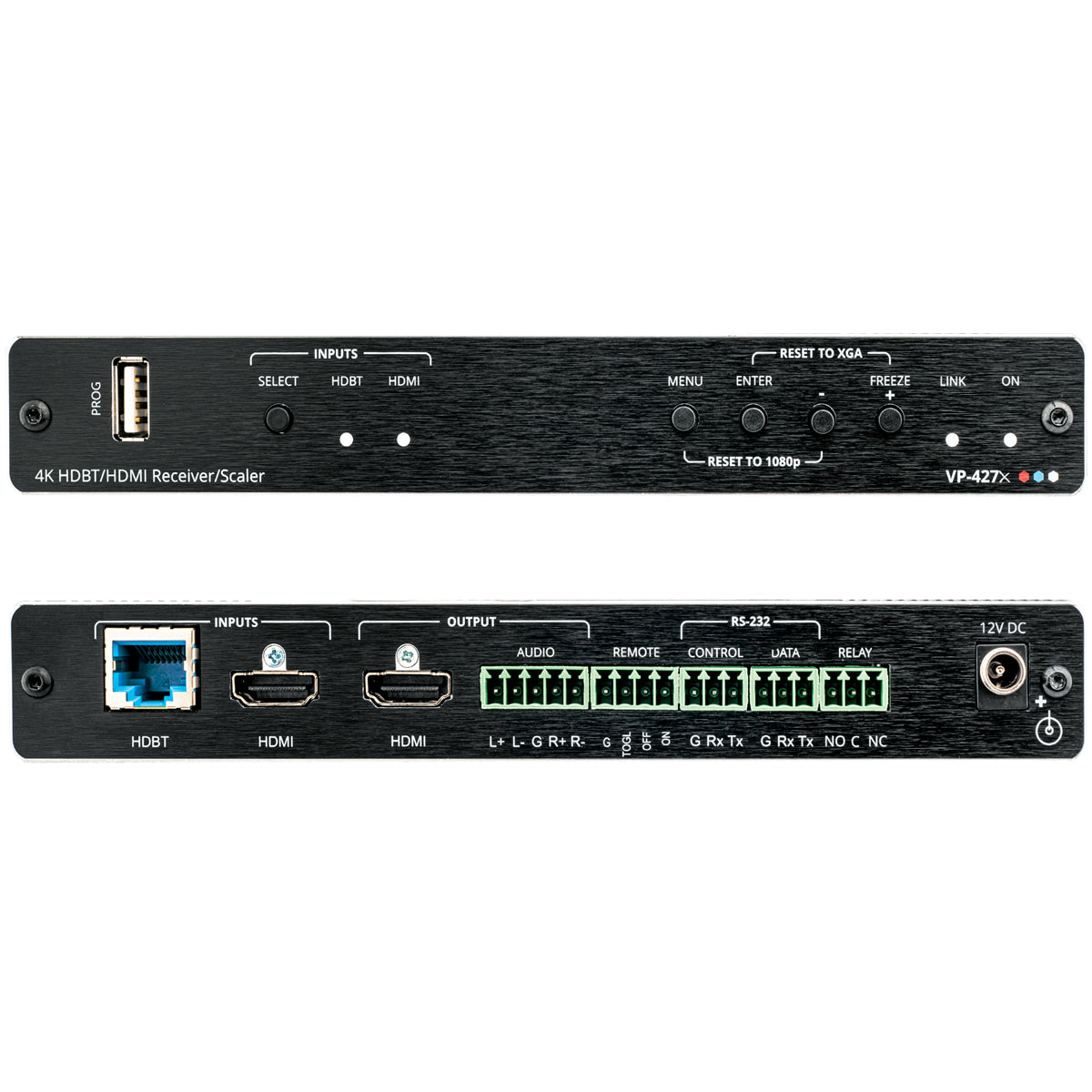 Kramer Electronics VP-427X 4K Auto-Switcher/Scaler Receiver over Long ...