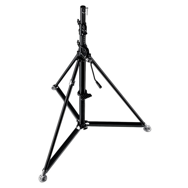 Manfrotto Black Stainless Steel Super Wind Up Stand - 387XBU
