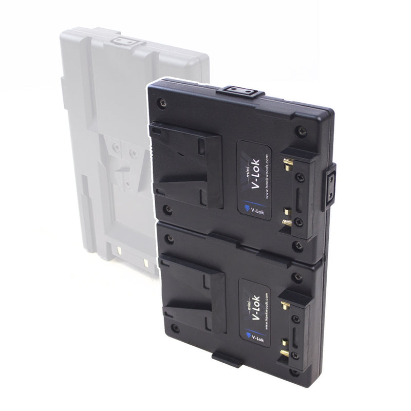 Hawk-Woods VL-MCF1 V-Lok Mini Hot-Swap Battery Plate with 2x D-Tap