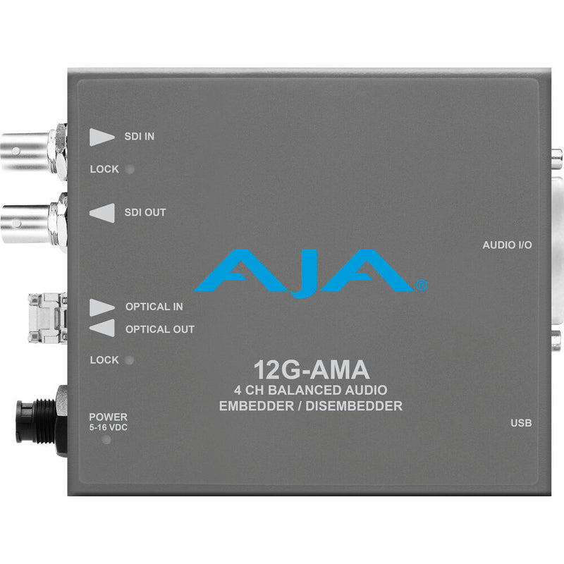 AJA 12G-AMA-T 12G-SDI Input and Output up to 4K/UltraHD with LC Fibre Transmitter
