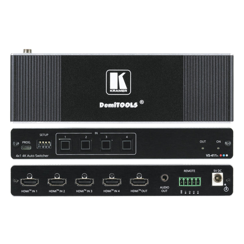 Kramer Electronics VS-411X 4x1 4K HDR HDMI Auto Switcher