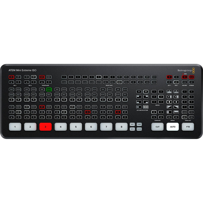 Blackmagic Design ATEM Mini Extreme ISO HDMI Live Production Switcher - SWATEMMINICEXTISO