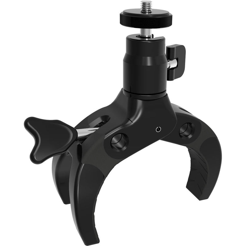 Marshall Electronics Pole Clamp Mount (Max. 3-inch Dia.) with 1/4-20-inch Ball Head - CVM-18