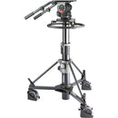 Libec QD-30PD Pedestal System with QH3 Head and P1000 Pedestal Supports Payload 47kg