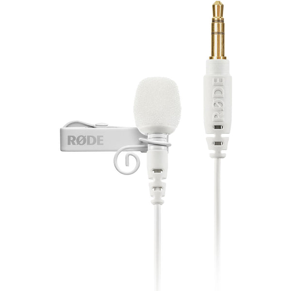 RODE Lavalier Go Omnidirectional Lavalier Microphone for Wireless GO Systems White - RODELAVGOW