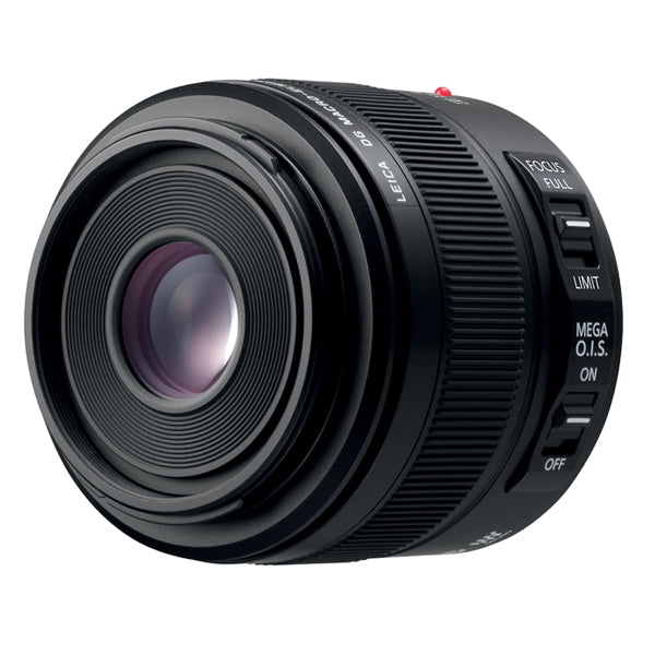 Panasonic H-ES045E Leica Micro Four Thirds DG Macro-Elmarit 45mm f2.8 Mega OIS Lens - PANHES045E 3D Broadcast
