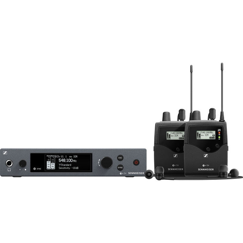 Sennheiser EW IEM G4-TWIN-GB Twin Wireless Monitoring Set - 509909