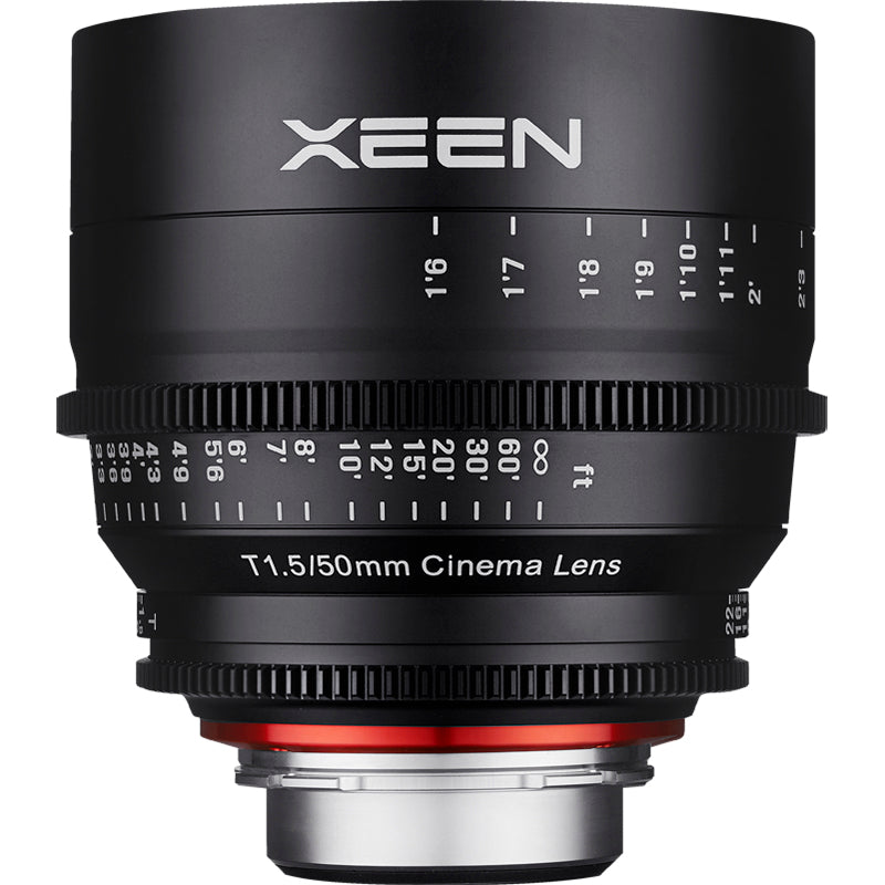 XEEN CINE 50mm T1.5 4K Full Frame Lens Canon EF Mount - 7955