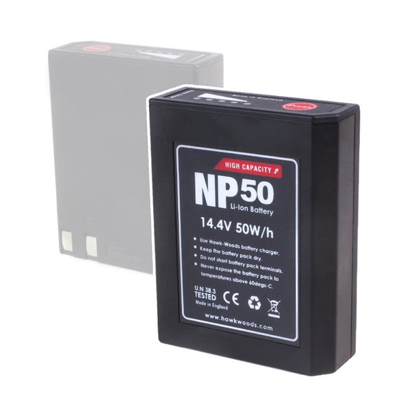 Hawk-Woods NP-50 50W Lithium-Ion NP1 Battery