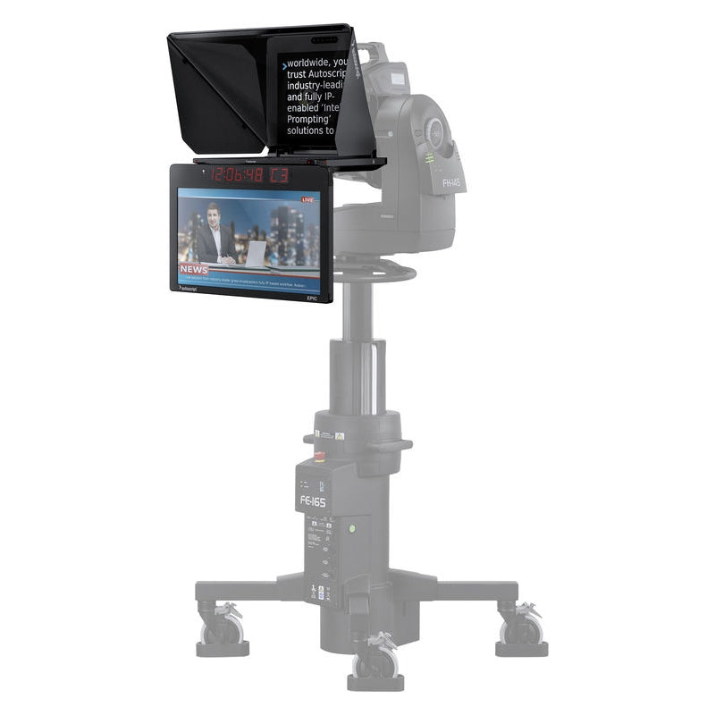 AutoScript EPIC-IP on-camera package with 19-inch prompt monitor and integrated 24-inch talent monitor - EPIC-IP19XL