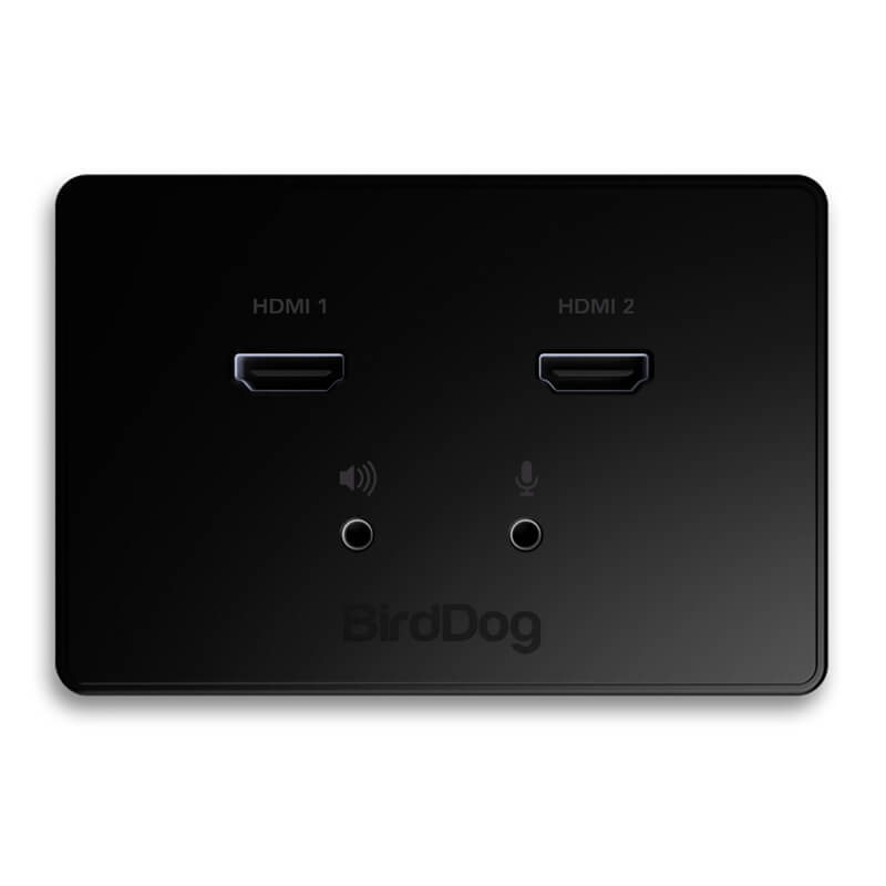 BirdDog Dual HDMI Wallplate Input - BD-WPIN