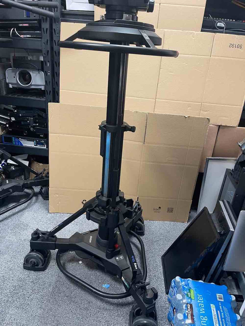 USED Vinten Osprey Elite Two-Stage Studio Pedestal with Vinten Vector 430 Tripod Head in VGC