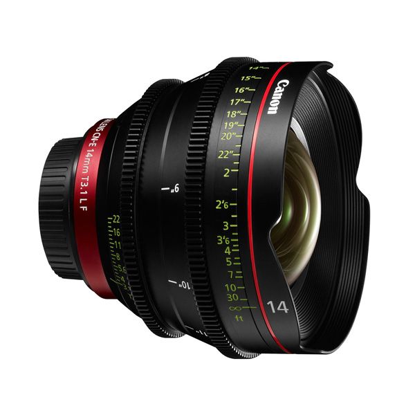 Canon CN-E 14mm T3.1L (F) Compact Cine Prime Lens - CN-E_14mm_T3.1L (NEW BUT IN WRONG BOX)