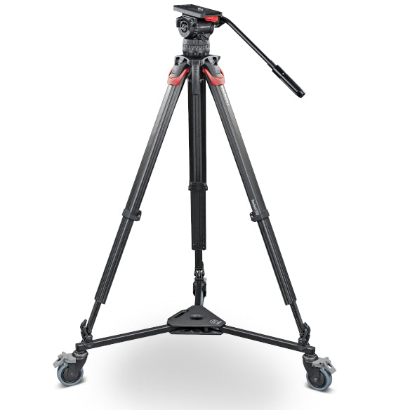 Sachtler 1205FTGS System DV 12 Flowtech Ground Spreader Carbon Fibre Tripod Kit