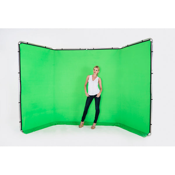 Lastolite Panoramic Background 4m Chromakey Green perfect for Live Stream - LL LB7622