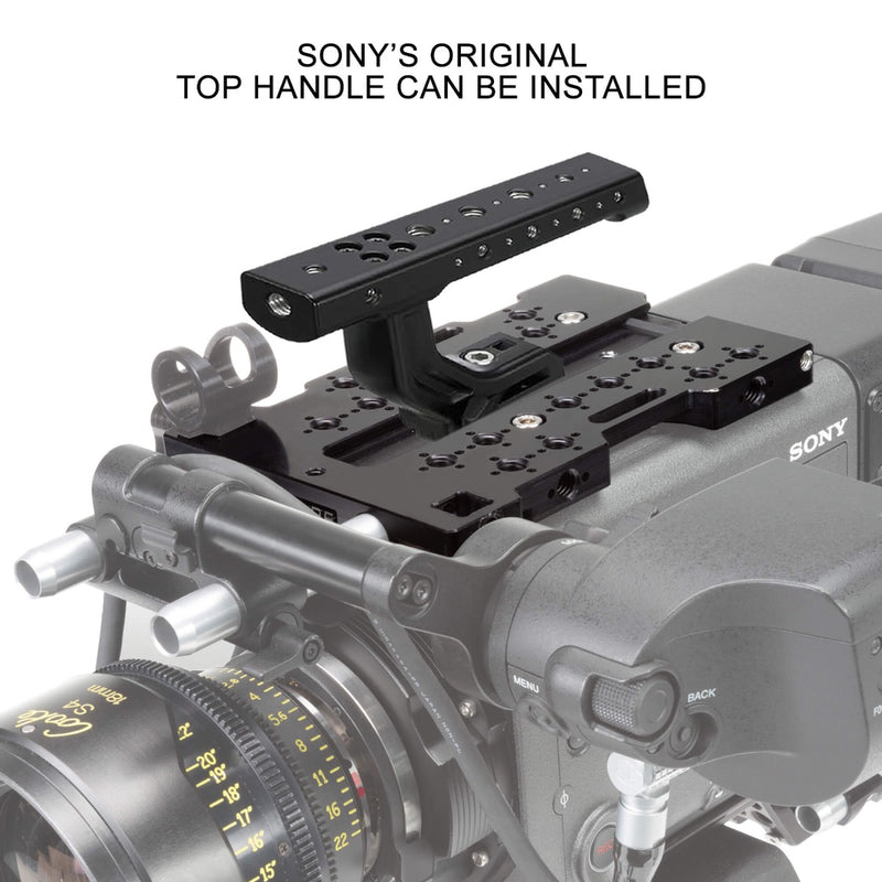 Shape VNT15 Sony Venice Top Plate with 15mm LW Front Rod Clamp - SH-VNT15